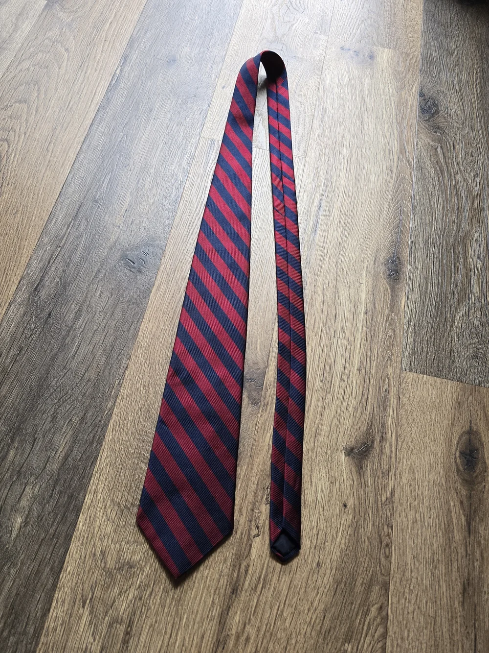 Brooks Brothers Red and Navy Striped Tie